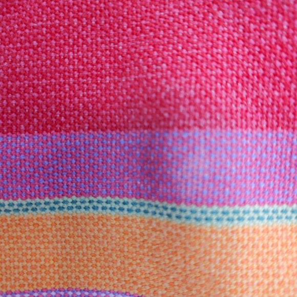 Les Toiles Du Soleil French Fabric Multicolored Stripped Apron Unisex - Picture 11 of 13